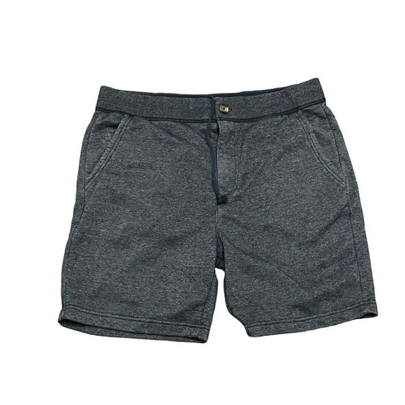 Prince Fox Gray Sweat Shorts Fleece Charcoal Midnrise Classic Modest Preppy L - Picture 2 of 10